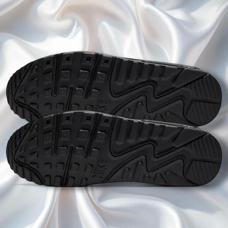 Custom Nike Air Max 90 Black Luxury Crystal Sparkle Ladies Trainers